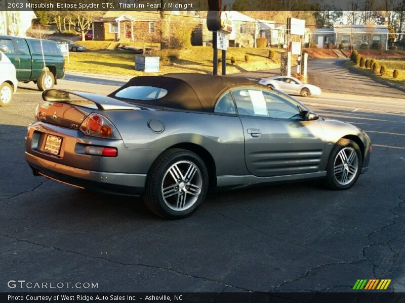 Titanium Pearl / Midnight 2003 Mitsubishi Eclipse Spyder GTS