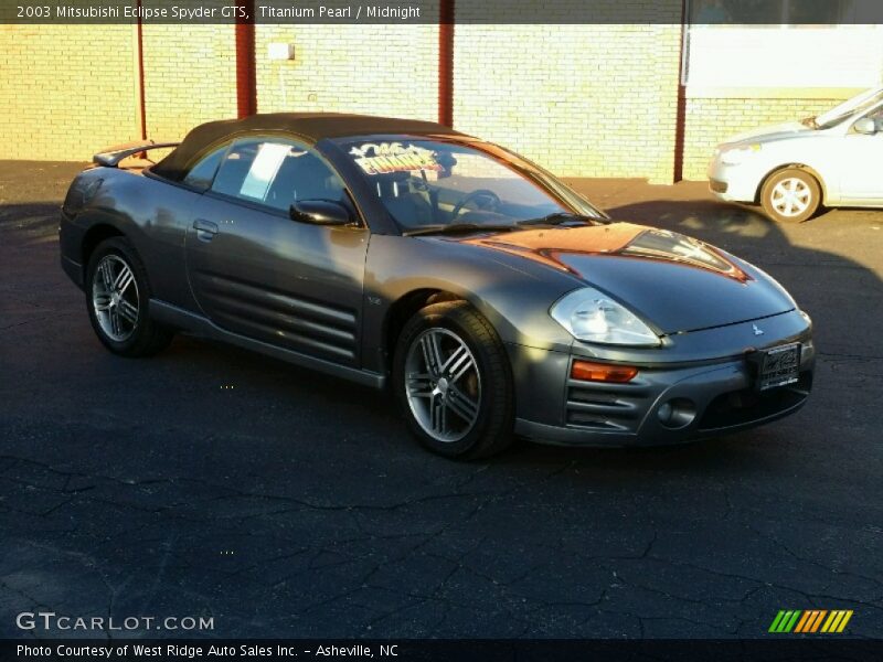 Titanium Pearl / Midnight 2003 Mitsubishi Eclipse Spyder GTS