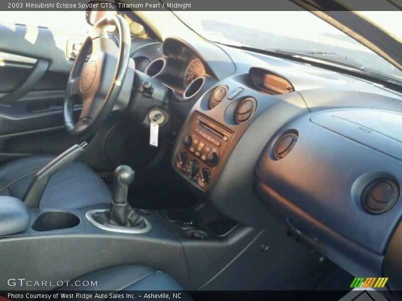 Titanium Pearl / Midnight 2003 Mitsubishi Eclipse Spyder GTS