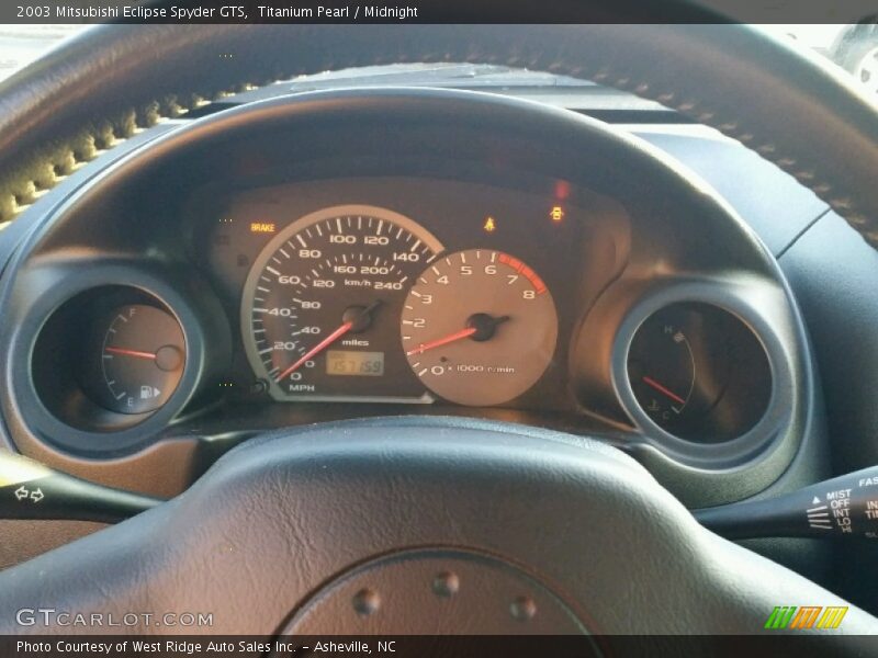Titanium Pearl / Midnight 2003 Mitsubishi Eclipse Spyder GTS