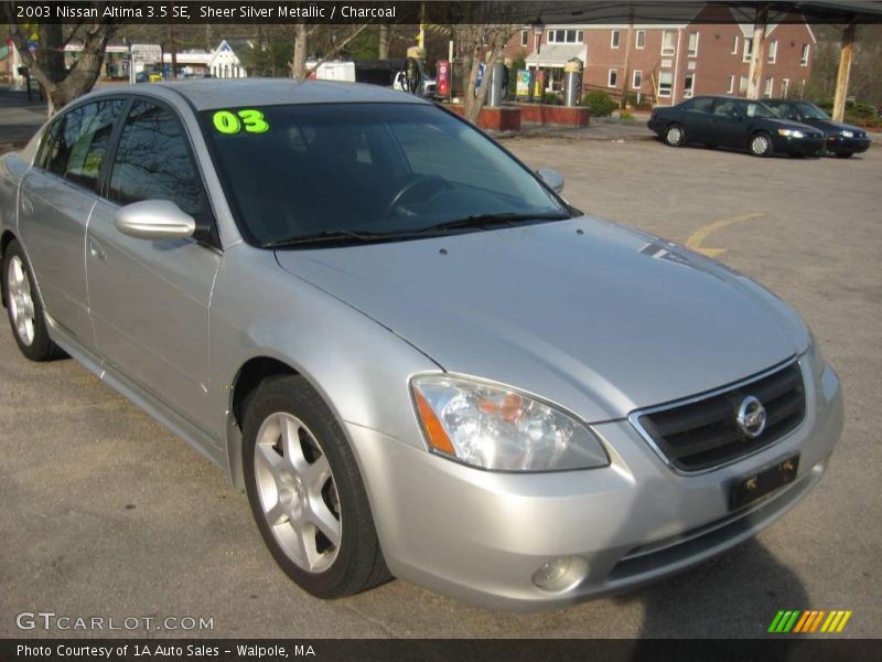Sheer Silver Metallic / Charcoal 2003 Nissan Altima 3.5 SE