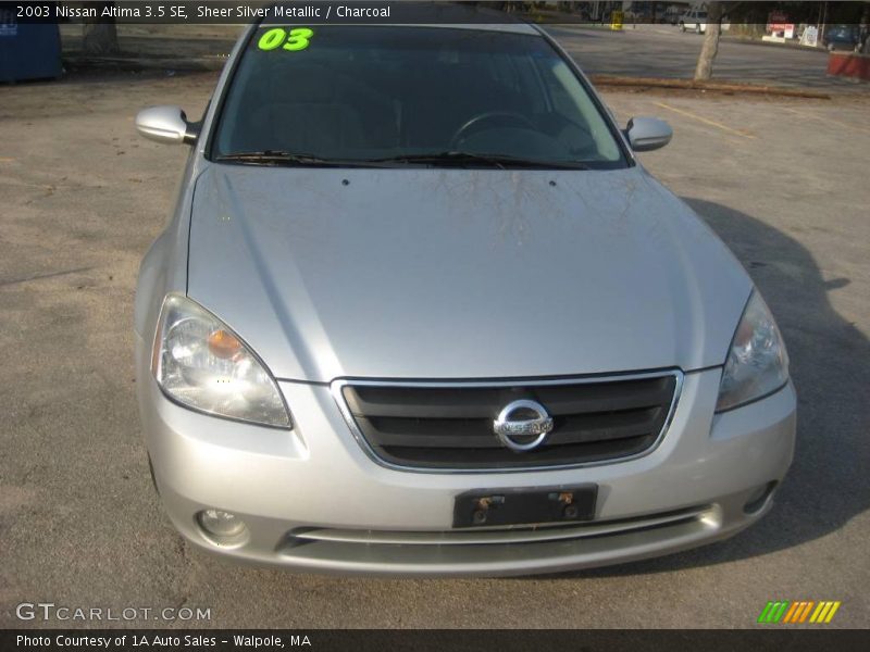 Sheer Silver Metallic / Charcoal 2003 Nissan Altima 3.5 SE