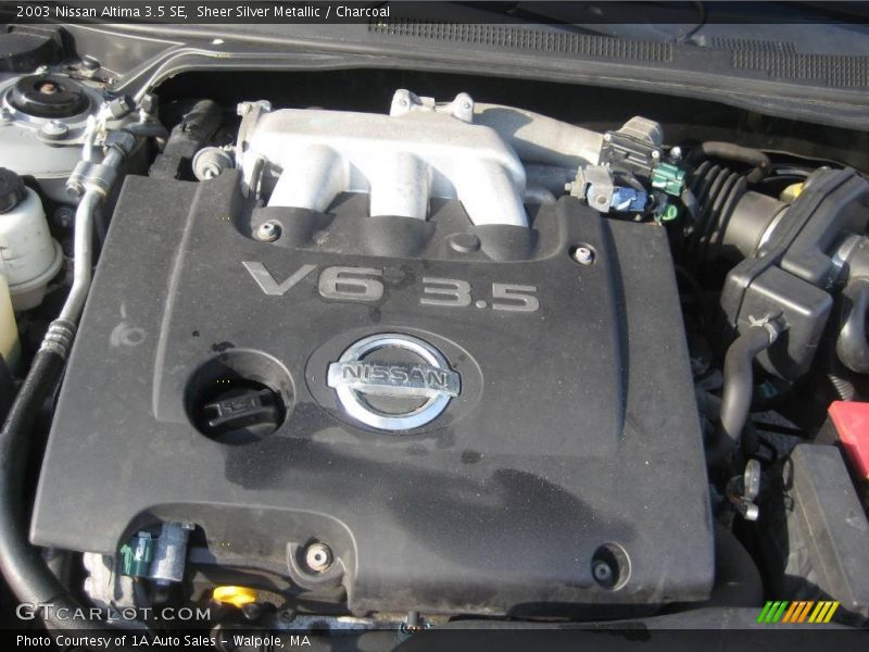 Sheer Silver Metallic / Charcoal 2003 Nissan Altima 3.5 SE
