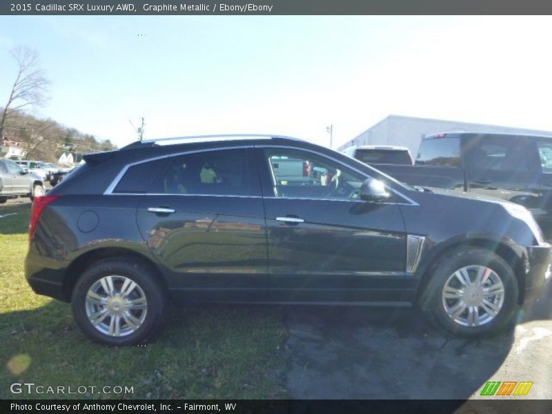 Graphite Metallic / Ebony/Ebony 2015 Cadillac SRX Luxury AWD