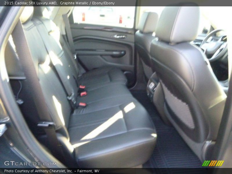 Graphite Metallic / Ebony/Ebony 2015 Cadillac SRX Luxury AWD