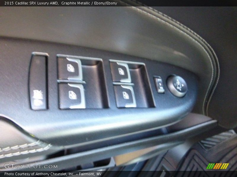 Graphite Metallic / Ebony/Ebony 2015 Cadillac SRX Luxury AWD