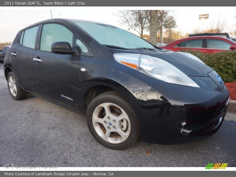Super Black / Light Gray 2011 Nissan LEAF SL