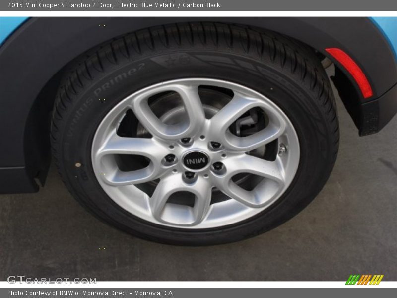 Electric Blue Metallic / Carbon Black 2015 Mini Cooper S Hardtop 2 Door