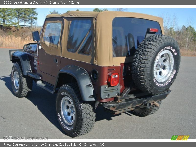  2001 Wrangler Sport 4x4 Sienna Pearl