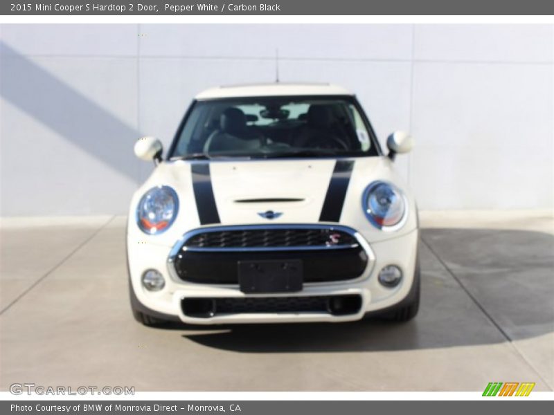 Pepper White / Carbon Black 2015 Mini Cooper S Hardtop 2 Door