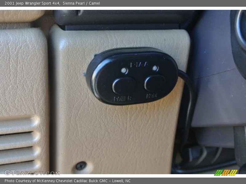 Sienna Pearl / Camel 2001 Jeep Wrangler Sport 4x4