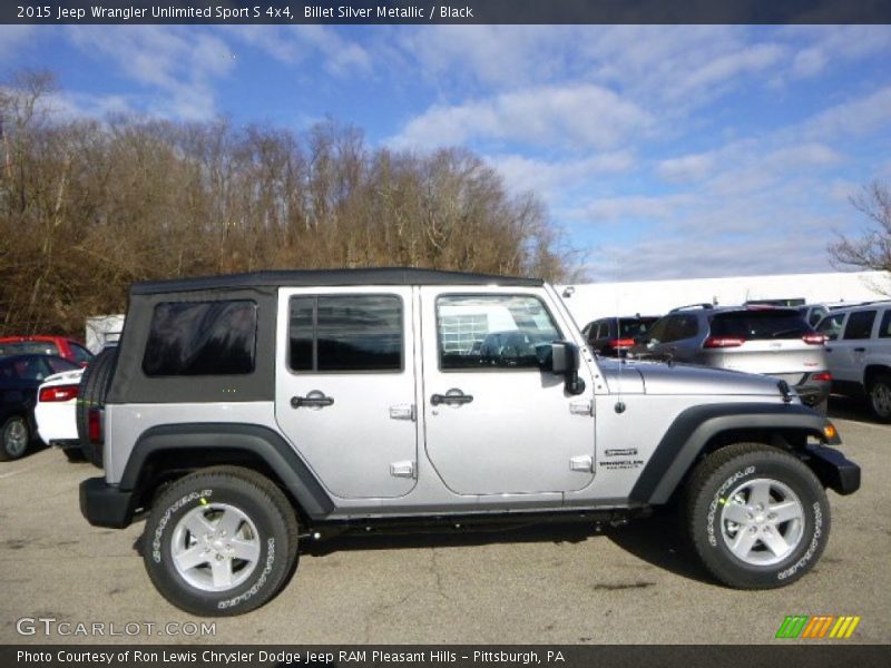 Billet Silver Metallic / Black 2015 Jeep Wrangler Unlimited Sport S 4x4
