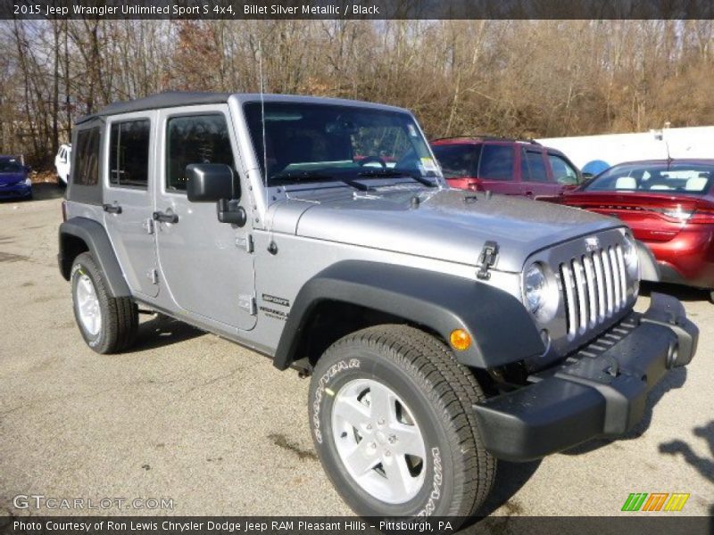 Front 3/4 View of 2015 Wrangler Unlimited Sport S 4x4