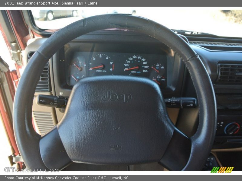 Sienna Pearl / Camel 2001 Jeep Wrangler Sport 4x4