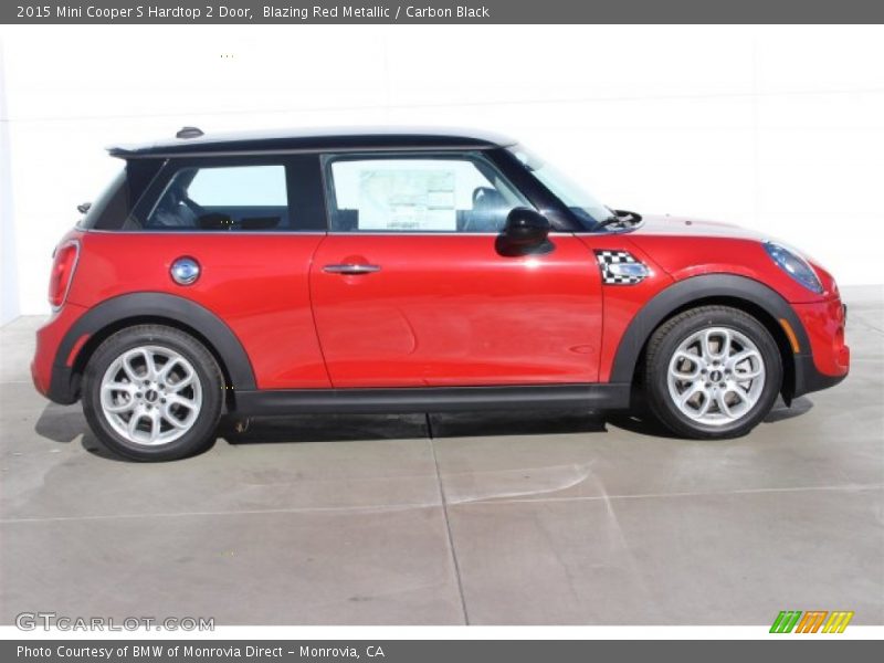 Blazing Red Metallic / Carbon Black 2015 Mini Cooper S Hardtop 2 Door