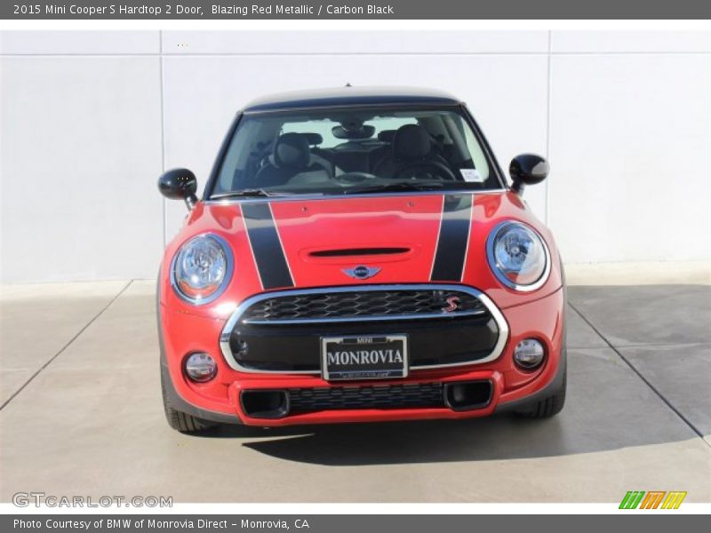Blazing Red Metallic / Carbon Black 2015 Mini Cooper S Hardtop 2 Door