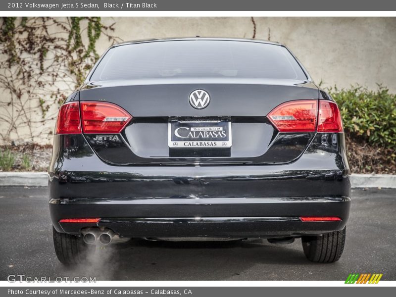 Black / Titan Black 2012 Volkswagen Jetta S Sedan
