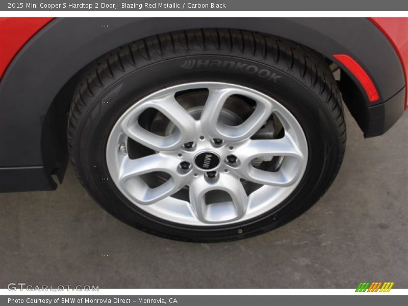 Blazing Red Metallic / Carbon Black 2015 Mini Cooper S Hardtop 2 Door