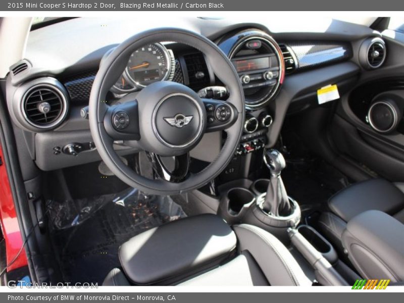 Blazing Red Metallic / Carbon Black 2015 Mini Cooper S Hardtop 2 Door
