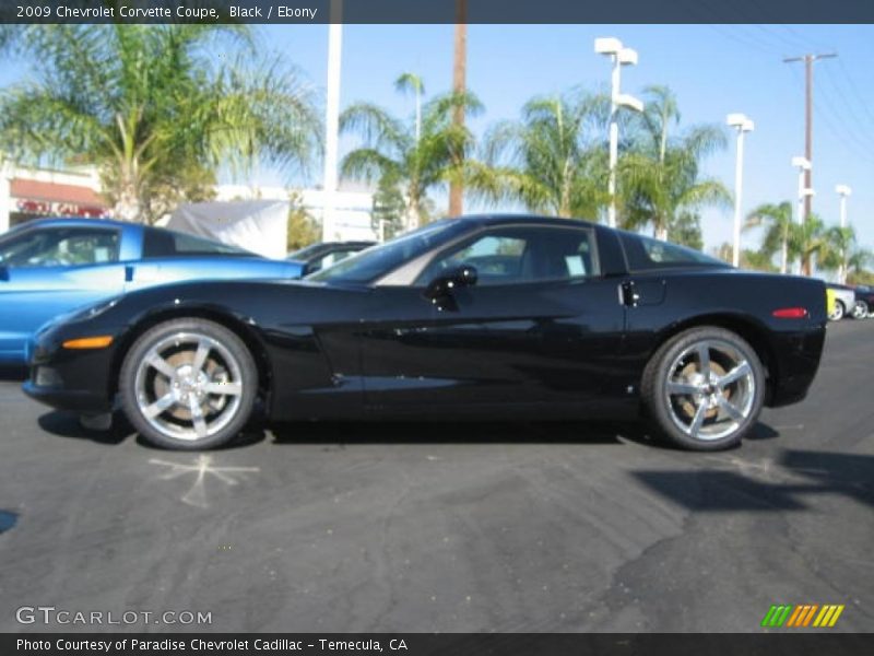 Black / Ebony 2009 Chevrolet Corvette Coupe