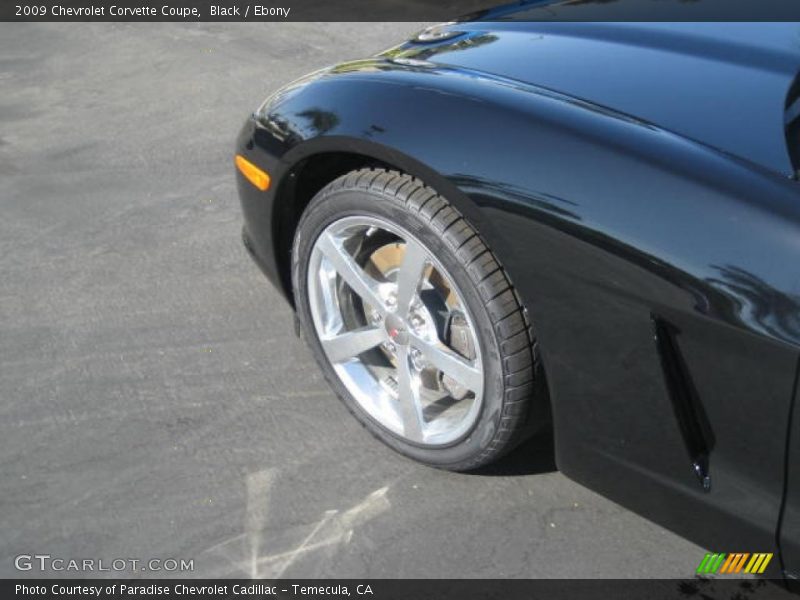 Black / Ebony 2009 Chevrolet Corvette Coupe