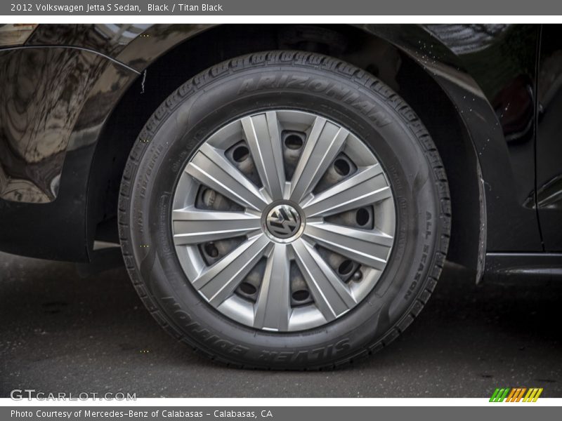Black / Titan Black 2012 Volkswagen Jetta S Sedan