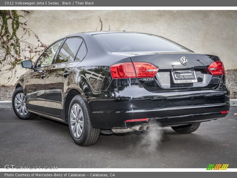 Black / Titan Black 2012 Volkswagen Jetta S Sedan