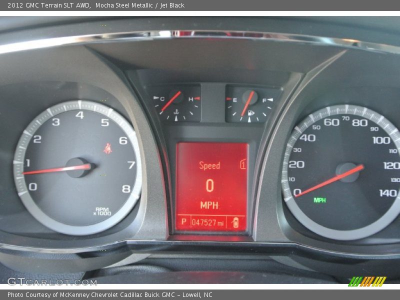 Mocha Steel Metallic / Jet Black 2012 GMC Terrain SLT AWD