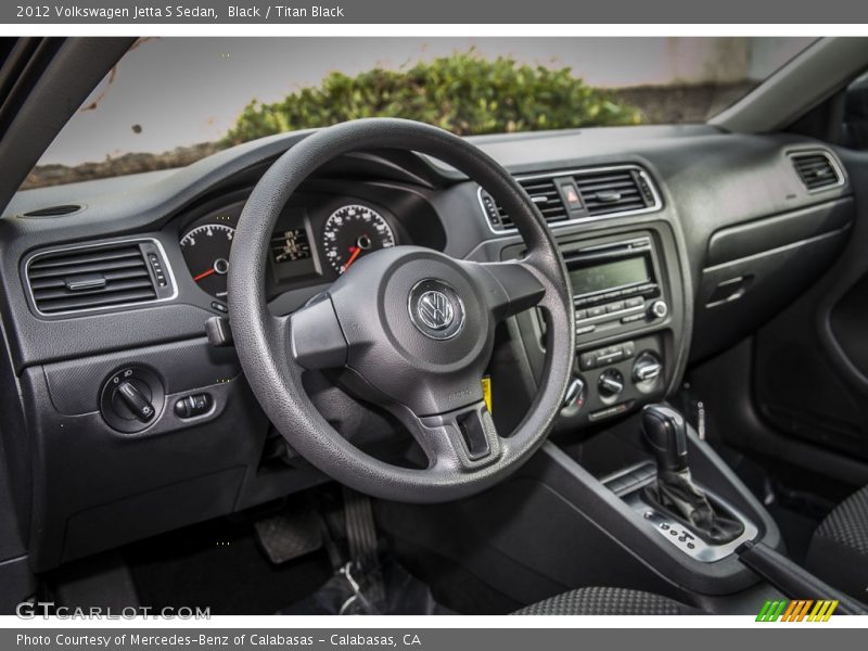 Dashboard of 2012 Jetta S Sedan