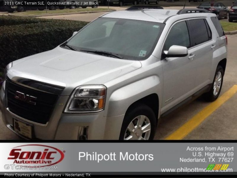 Quicksilver Metallic / Jet Black 2011 GMC Terrain SLE