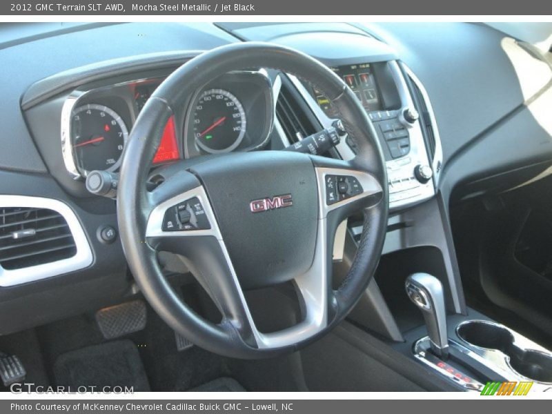 Mocha Steel Metallic / Jet Black 2012 GMC Terrain SLT AWD