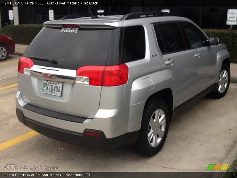 Quicksilver Metallic / Jet Black 2011 GMC Terrain SLE