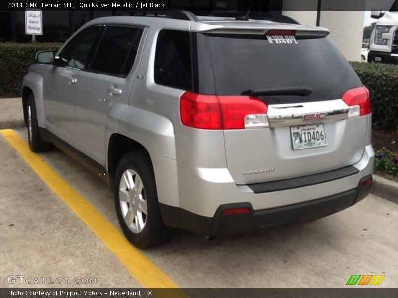 Quicksilver Metallic / Jet Black 2011 GMC Terrain SLE