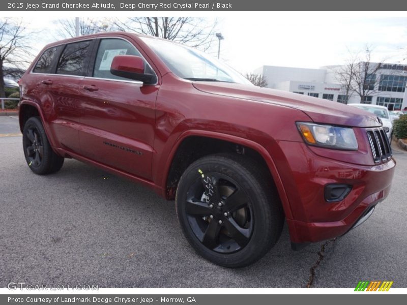 Deep Cherry Red Crystal Pearl / Black 2015 Jeep Grand Cherokee Altitude