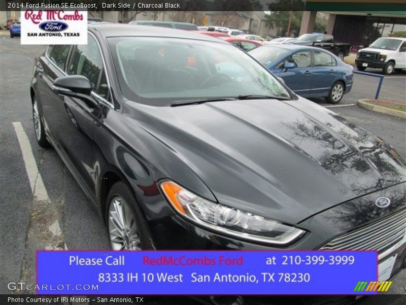 Dark Side / Charcoal Black 2014 Ford Fusion SE EcoBoost