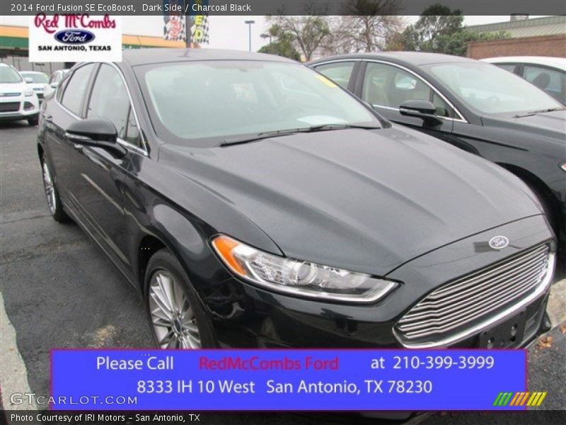 Dark Side / Charcoal Black 2014 Ford Fusion SE EcoBoost