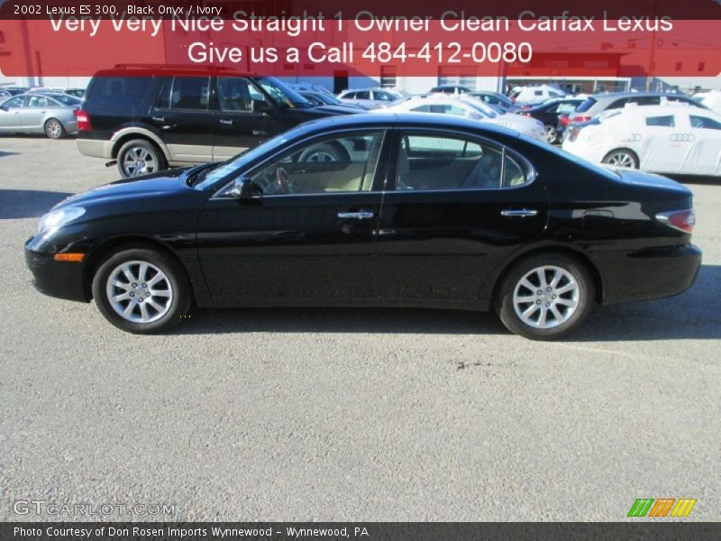 Black Onyx / Ivory 2002 Lexus ES 300