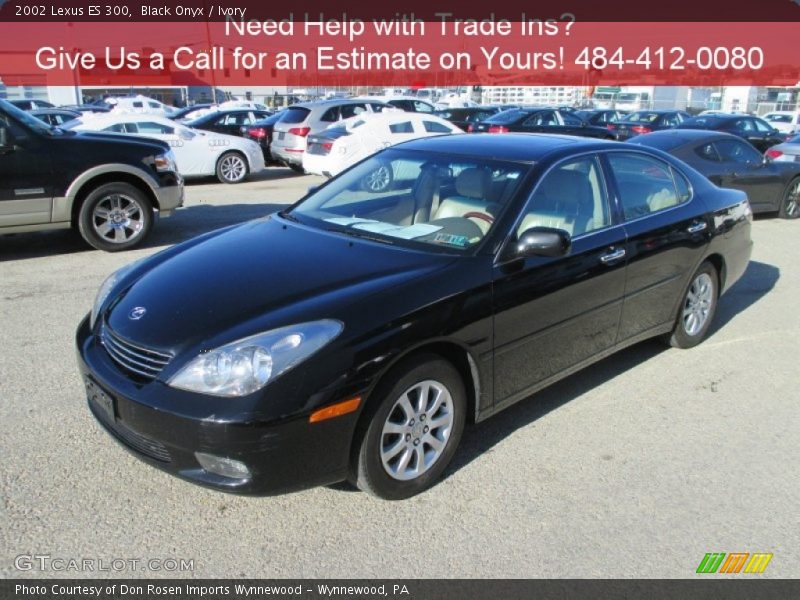 Black Onyx / Ivory 2002 Lexus ES 300