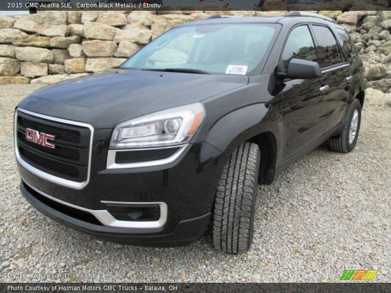 Carbon Black Metallic / Ebony 2015 GMC Acadia SLE