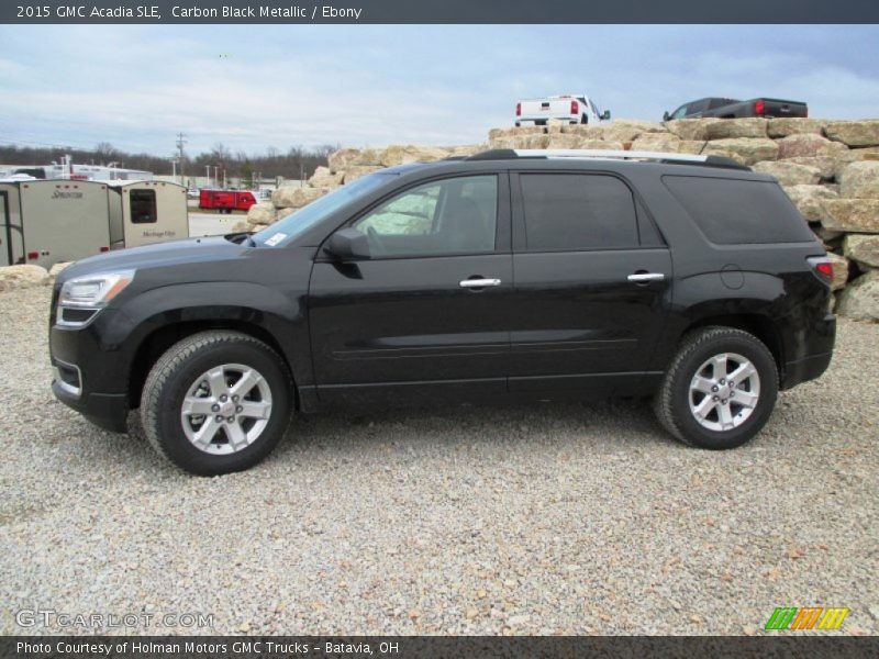 Carbon Black Metallic / Ebony 2015 GMC Acadia SLE