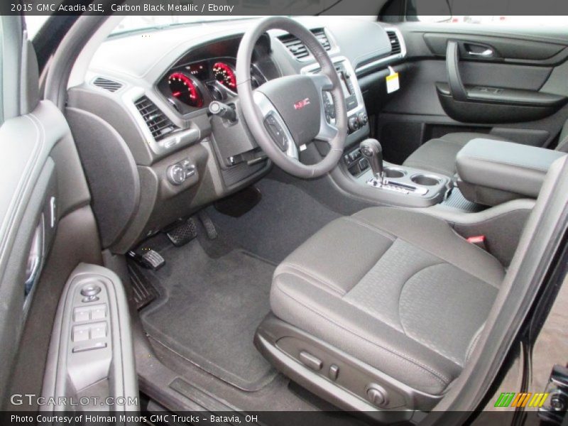 Carbon Black Metallic / Ebony 2015 GMC Acadia SLE