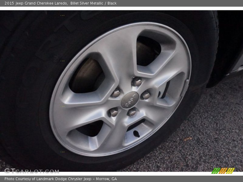 Billet Silver Metallic / Black 2015 Jeep Grand Cherokee Laredo