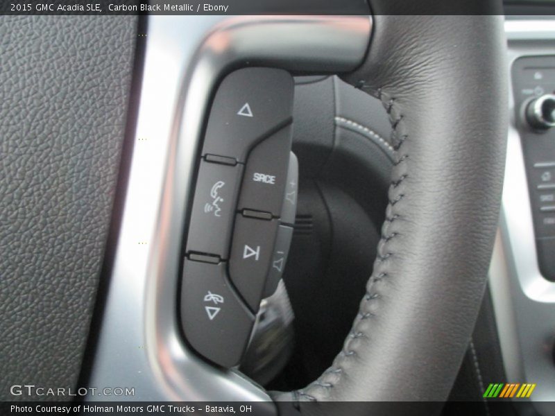 Carbon Black Metallic / Ebony 2015 GMC Acadia SLE