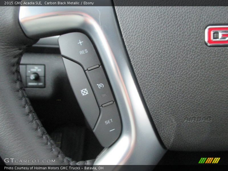 Carbon Black Metallic / Ebony 2015 GMC Acadia SLE