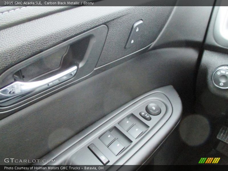 Carbon Black Metallic / Ebony 2015 GMC Acadia SLE
