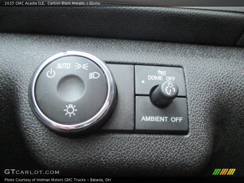 Carbon Black Metallic / Ebony 2015 GMC Acadia SLE