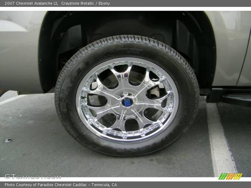 Graystone Metallic / Ebony 2007 Chevrolet Avalanche LS