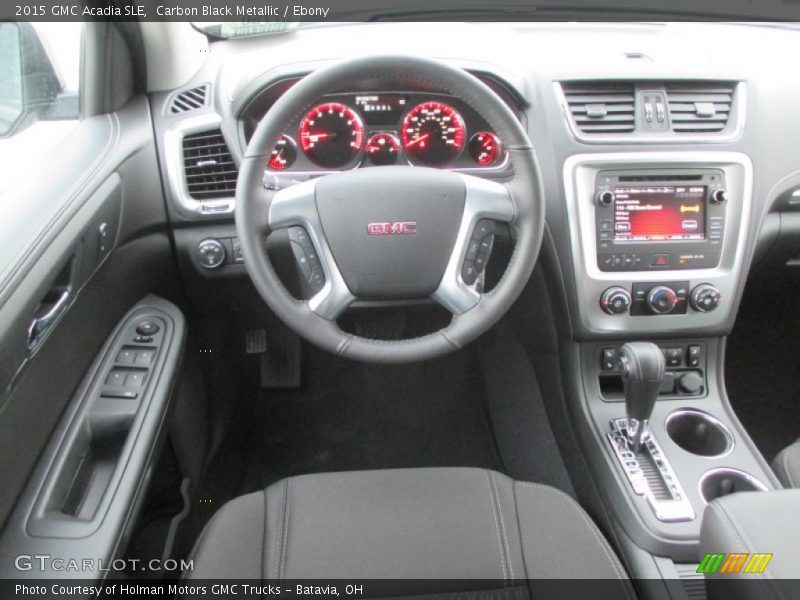 Carbon Black Metallic / Ebony 2015 GMC Acadia SLE