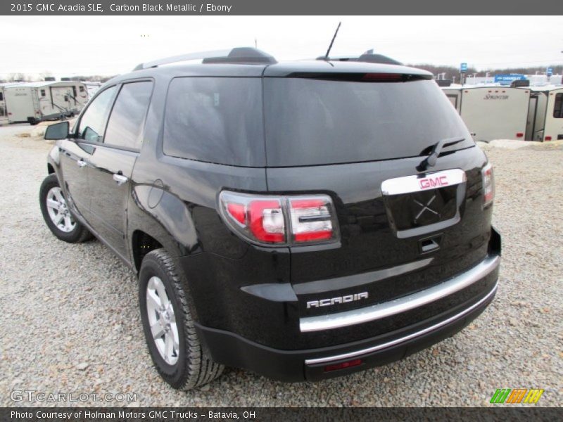 Carbon Black Metallic / Ebony 2015 GMC Acadia SLE