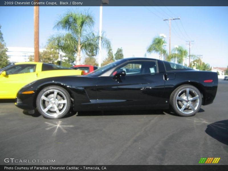 Black / Ebony 2009 Chevrolet Corvette Coupe